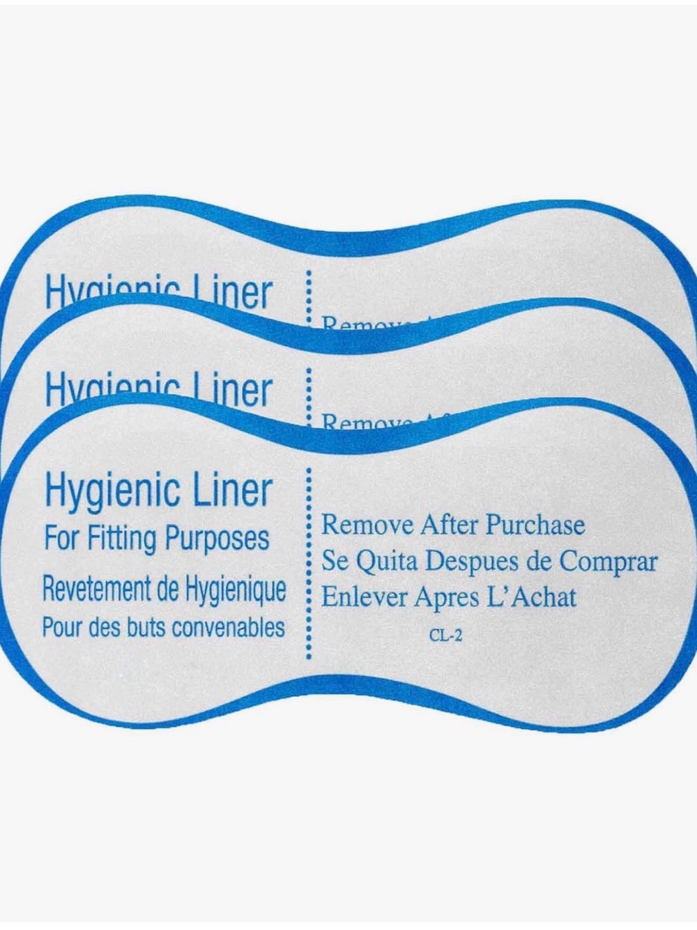 Hygienic Liner for fitting - clear set of 50